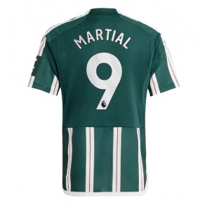 Lacne Muži Futbalové dres Manchester United Anthony Martial #9 2023-24 Krátky Rukáv - Preč